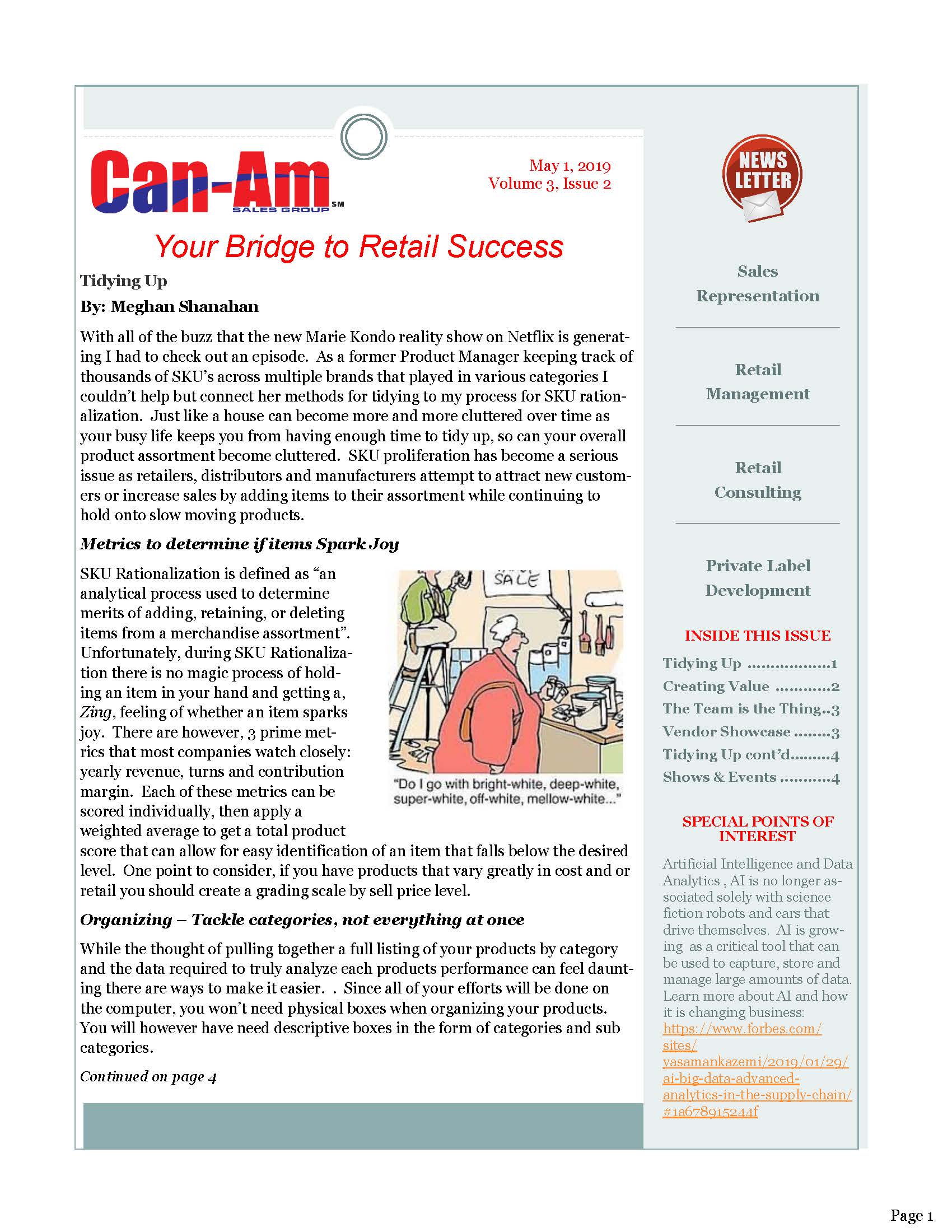 Can-Am Sales Group Newsletter Vol2-page1