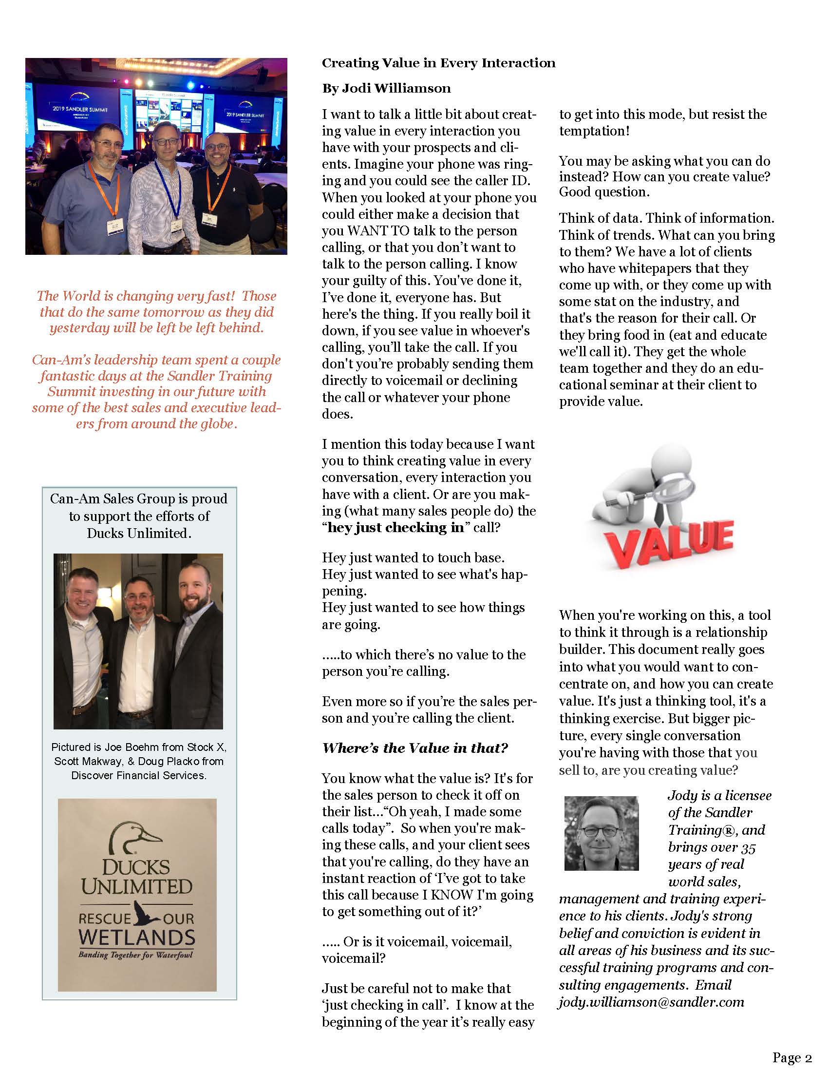 Can-Am Sales Group Newsletter Vol2-page2